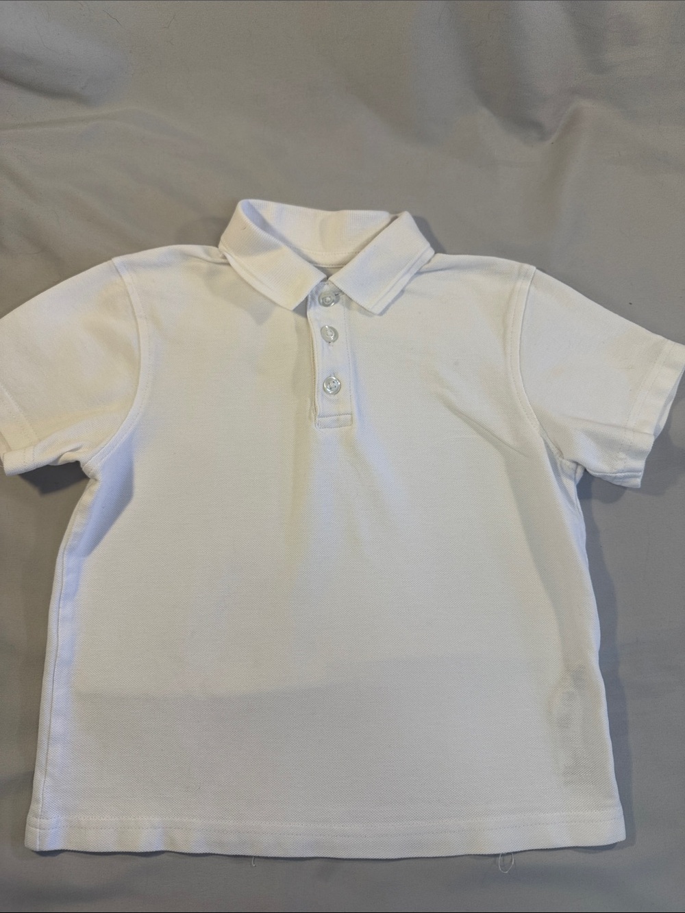 Marks & Spencer White Kids Short-Sleeve Polo